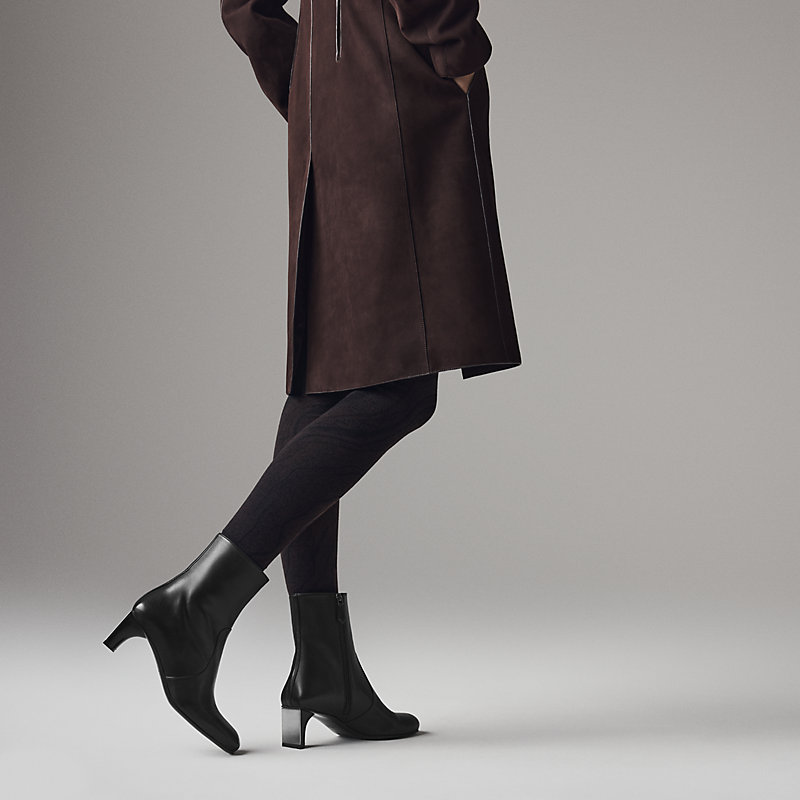 Lisa 55 ankle boot - Black | Hermès USA